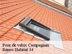 Pose de velux  campagnan-34230 Rénov Habitat 34 