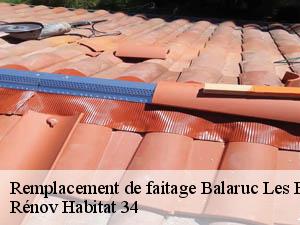 Remplacement de faitage  balaruc-les-bains-34540 Rénov Habitat 34 