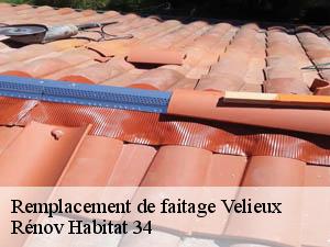 Remplacement de faitage  velieux-34220 Rénov Habitat 34 